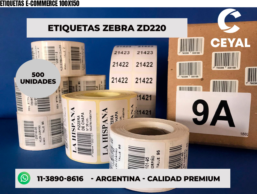 ETIQUETAS E-COMMERCE 100X150