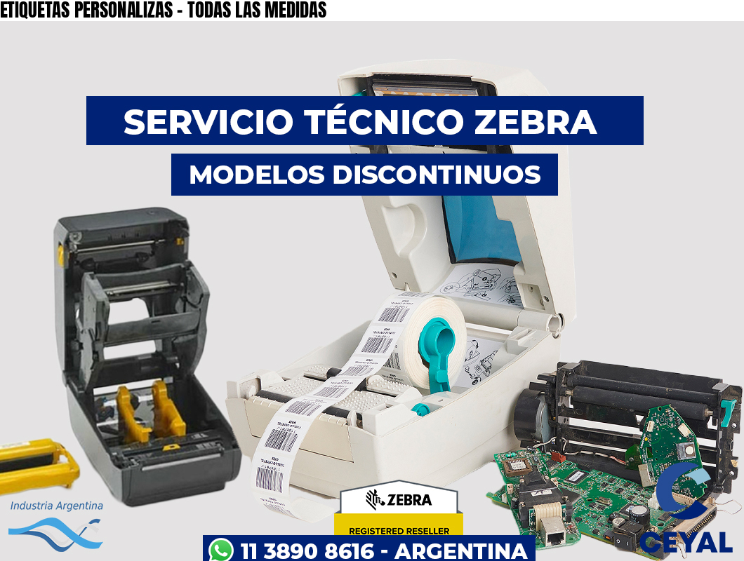 ETIQUETAS PERSONALIZAS - TODAS LAS MEDIDAS