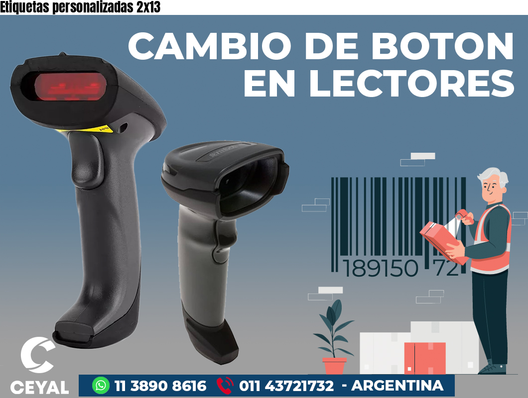 Etiquetas personalizadas 2x13