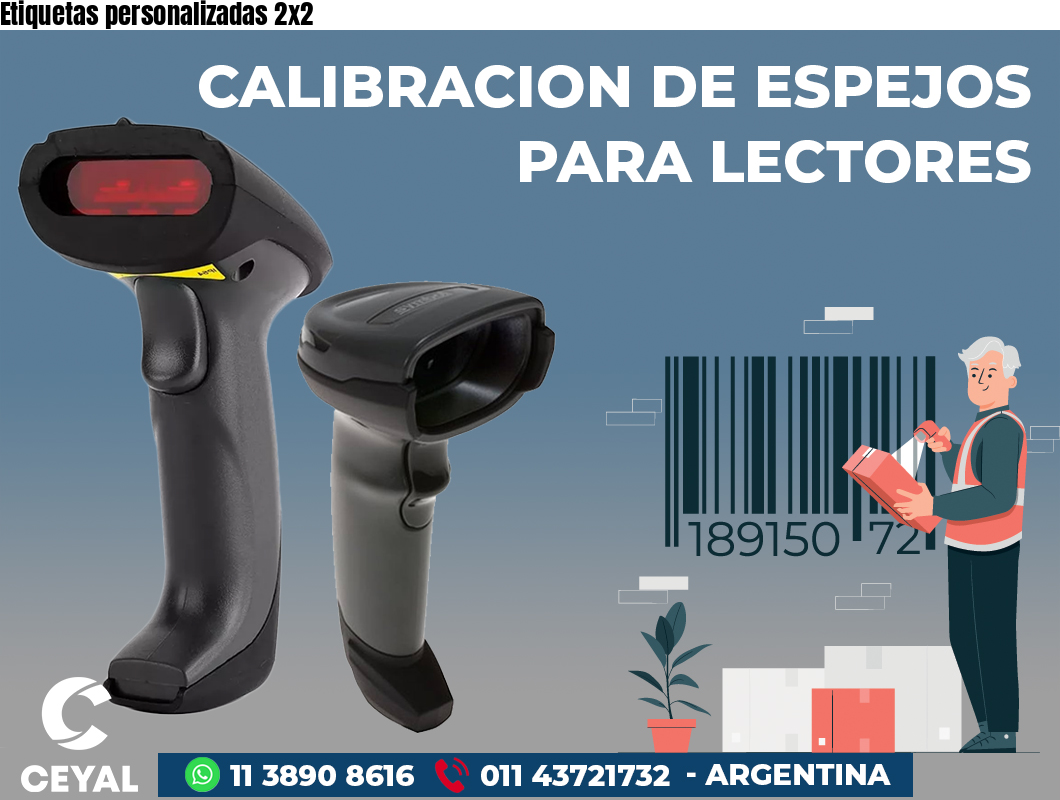 Etiquetas personalizadas 2x2