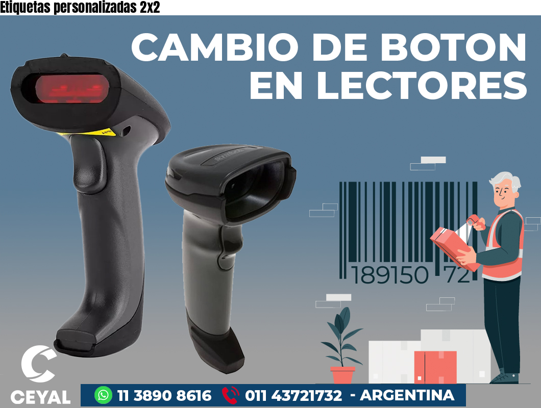 Etiquetas personalizadas 2x2