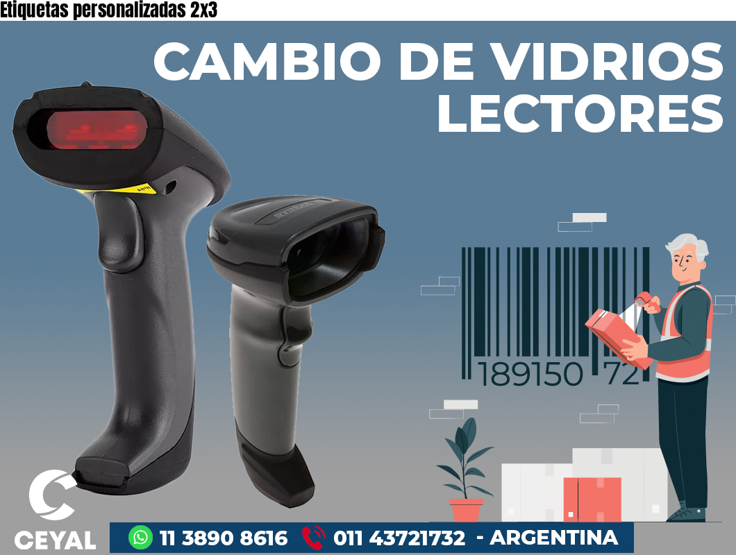 Etiquetas personalizadas 2x3