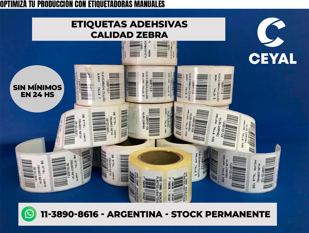 OPTIMIZÁ TU PRODUCCIÓN CON ETIQUETADORAS MANUALES