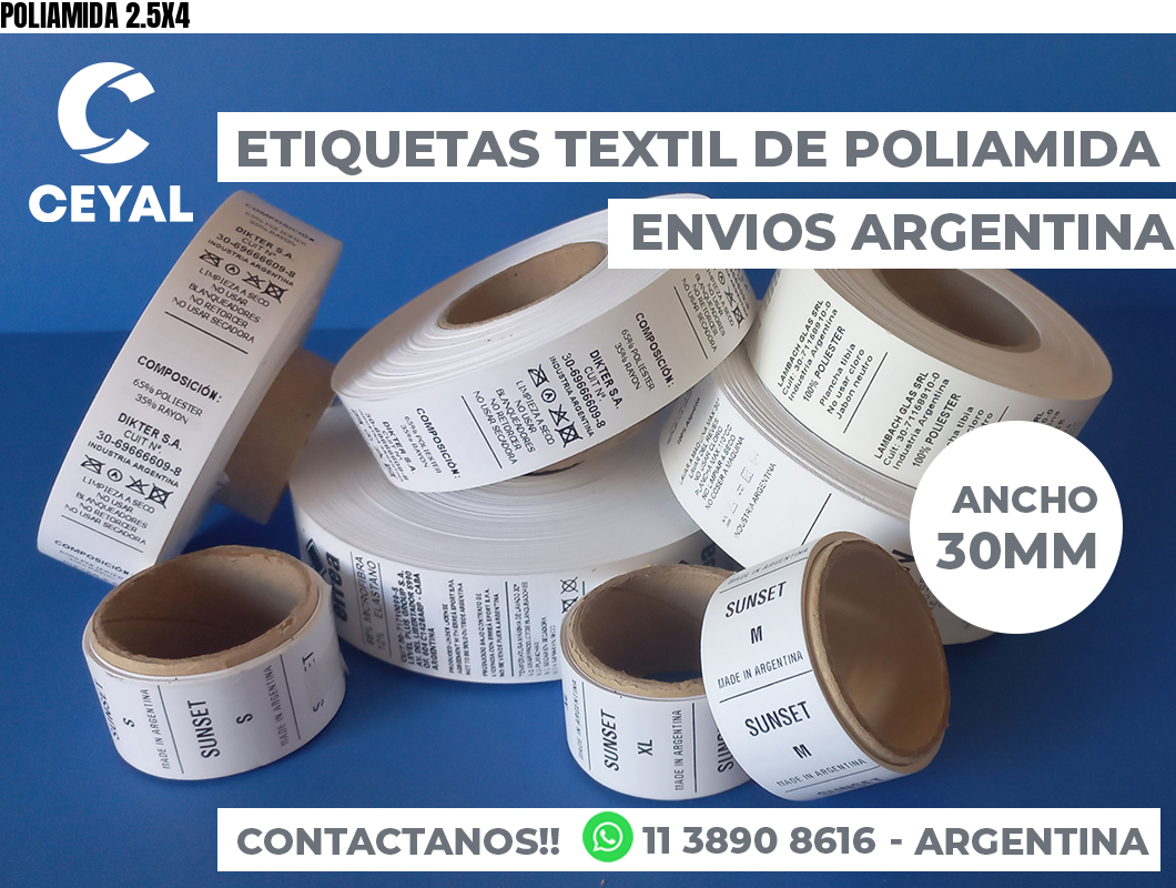 POLIAMIDA 2.5X4