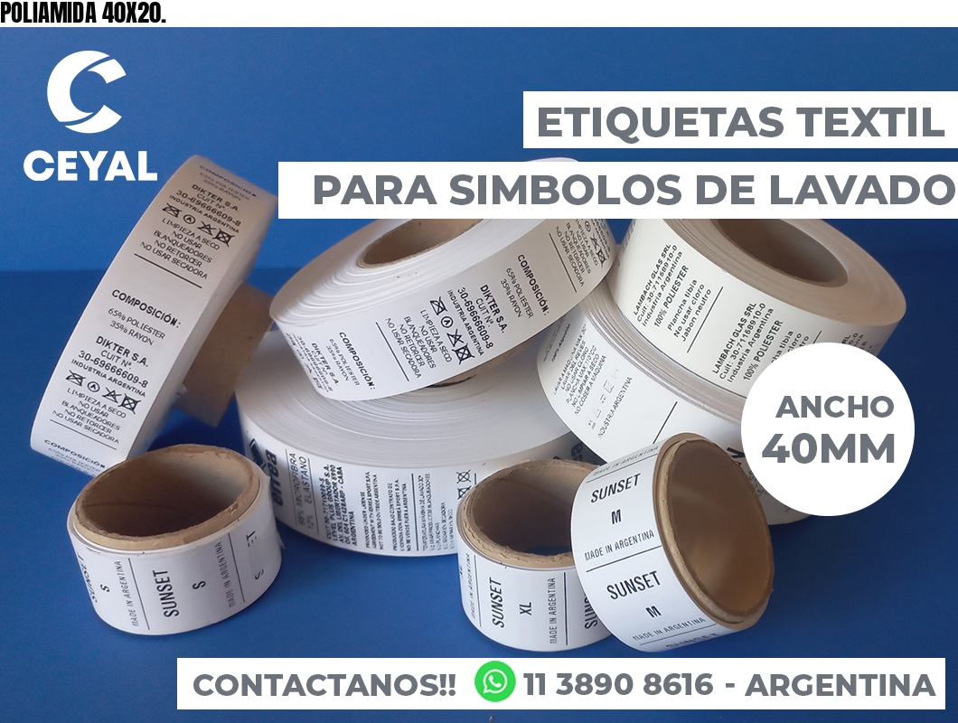 POLIAMIDA 40X20.