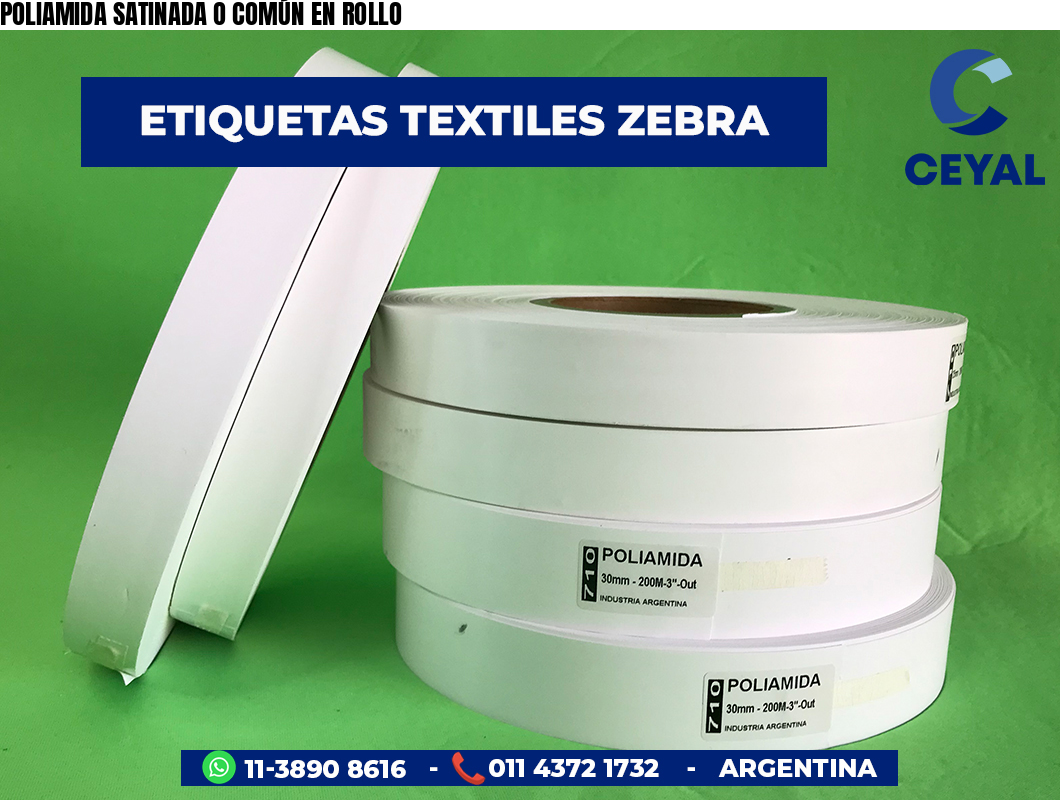 POLIAMIDA SATINADA O COMÚN EN ROLLO