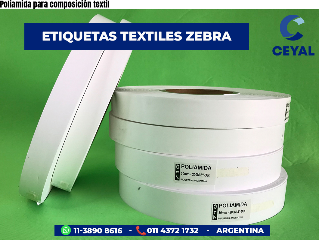 Poliamida para composición textil