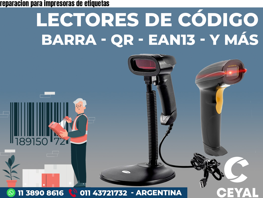 reparacion para impresoras de etiquetas