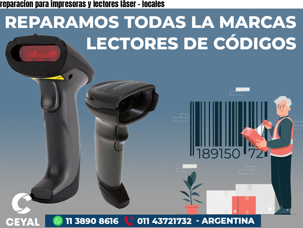 reparacion para impresoras y lectores láser - locales