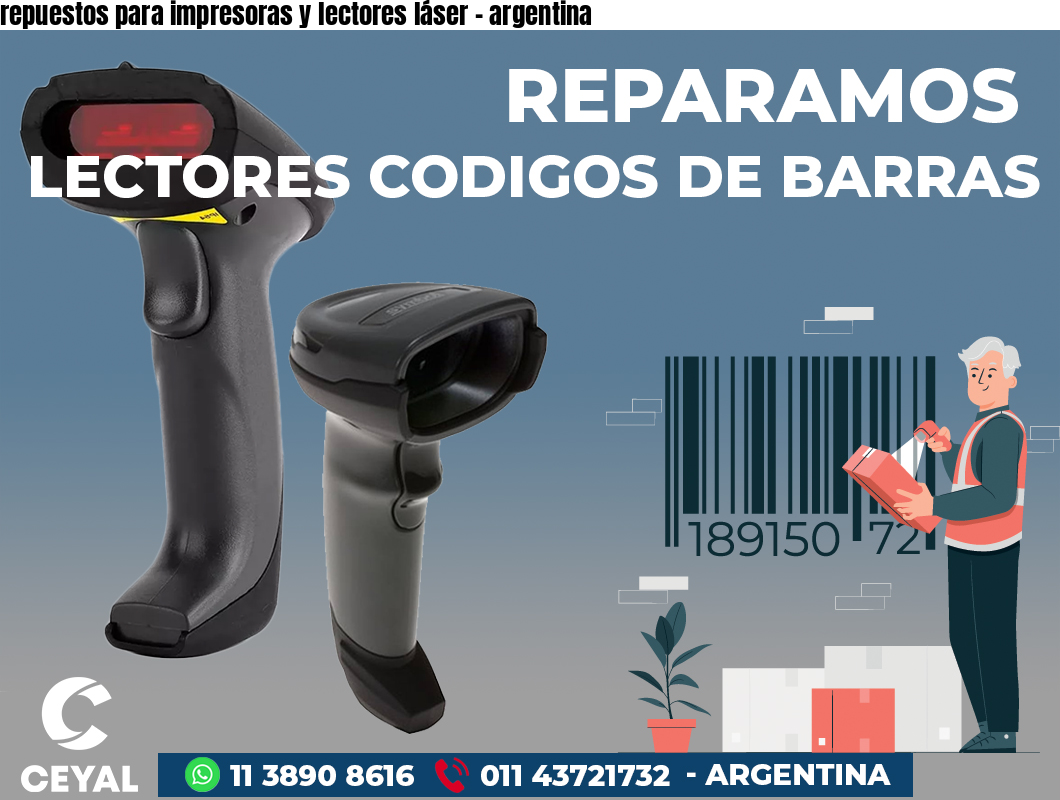 repuestos para impresoras y lectores láser - argentina