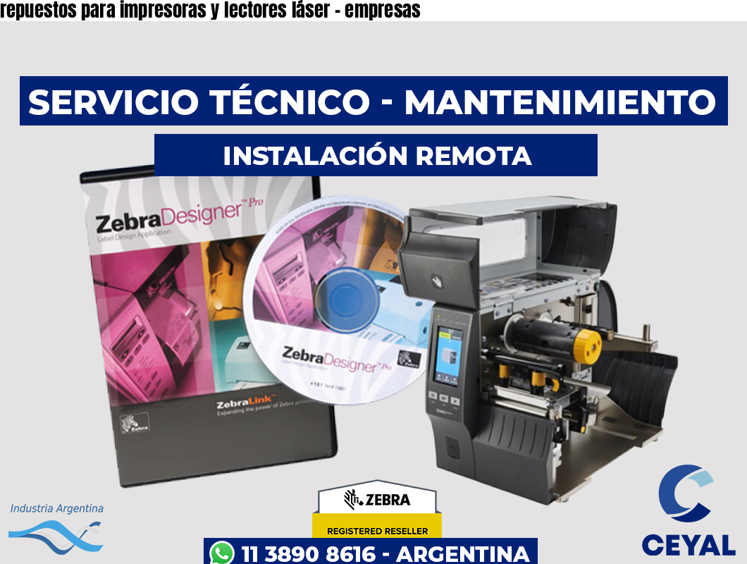repuestos para impresoras y lectores láser – empresas