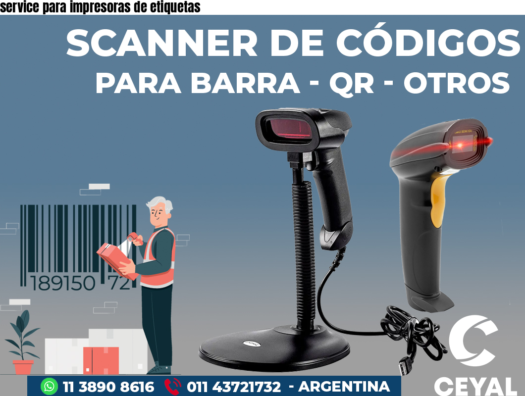 service para impresoras de etiquetas
