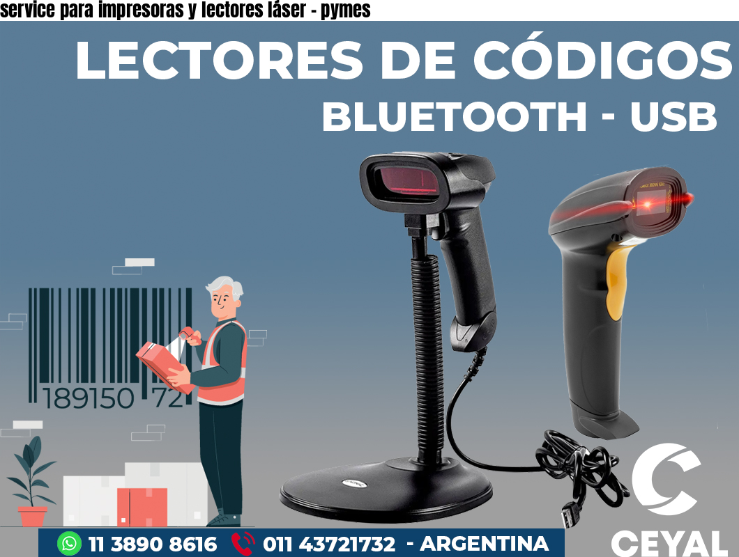 service para impresoras y lectores láser - pymes