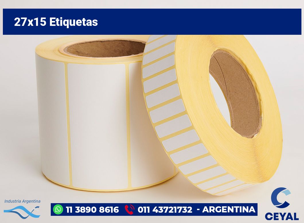 27×15 Etiquetas