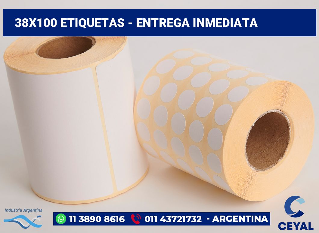 38x100 Etiquetas