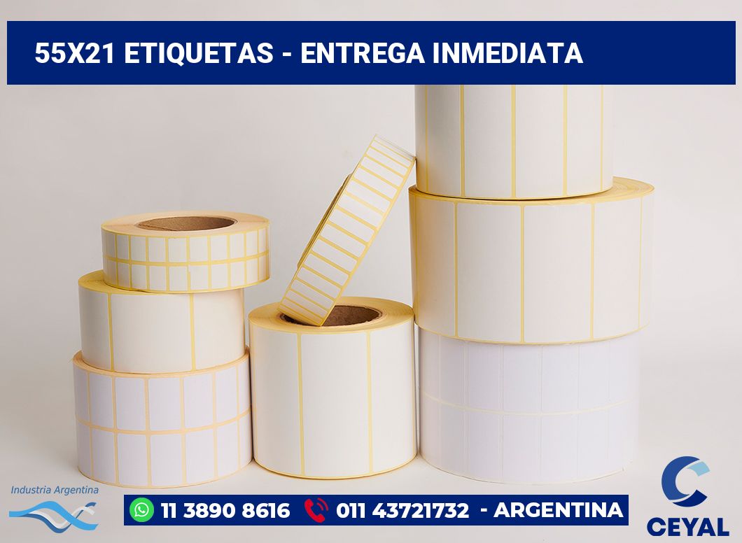 55×21 Etiquetas