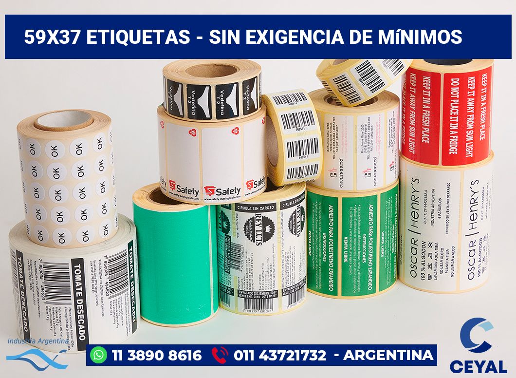 59x37 Etiquetas