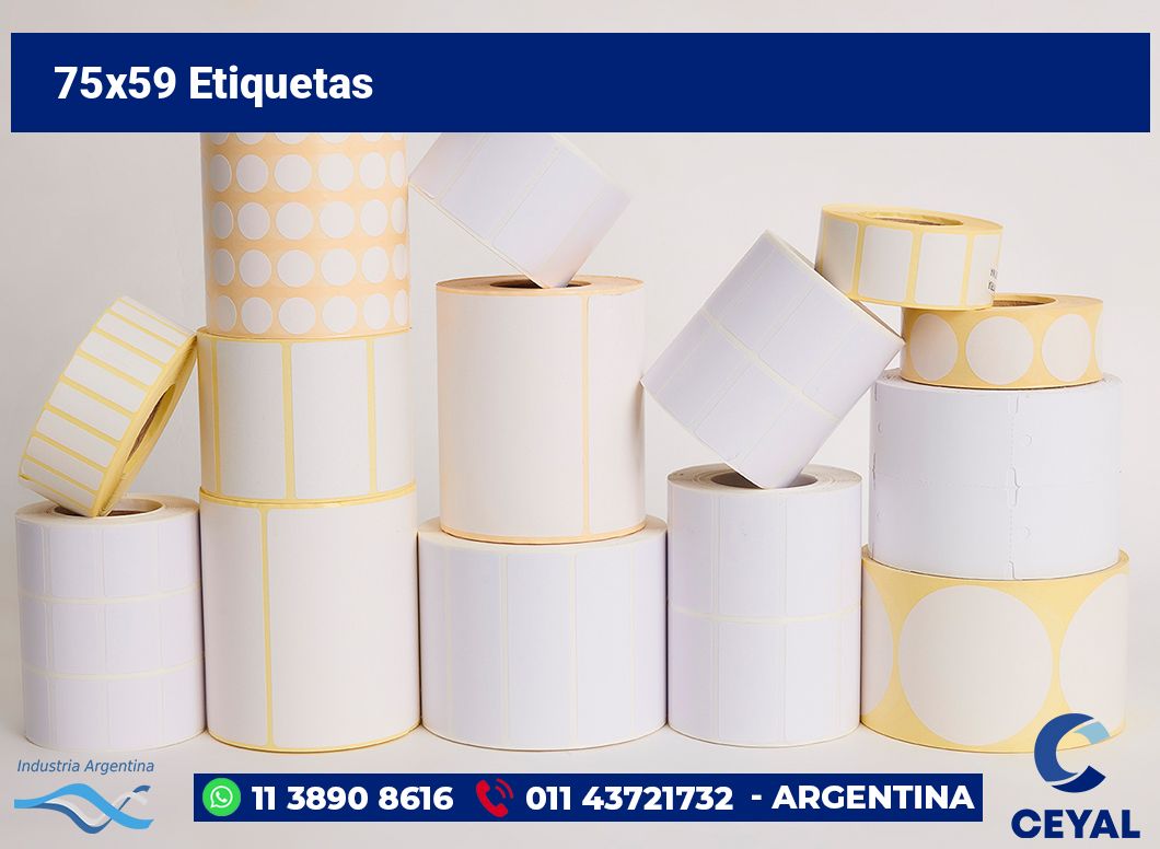 75×59 Etiquetas