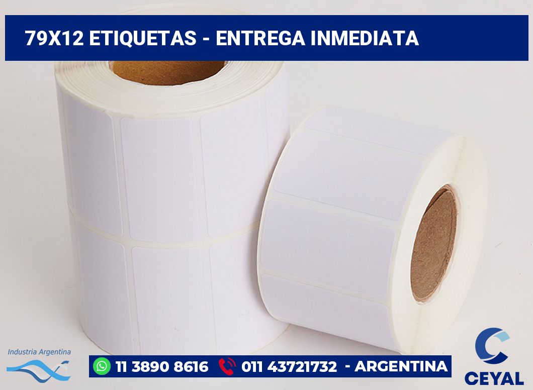 79x12 Etiquetas