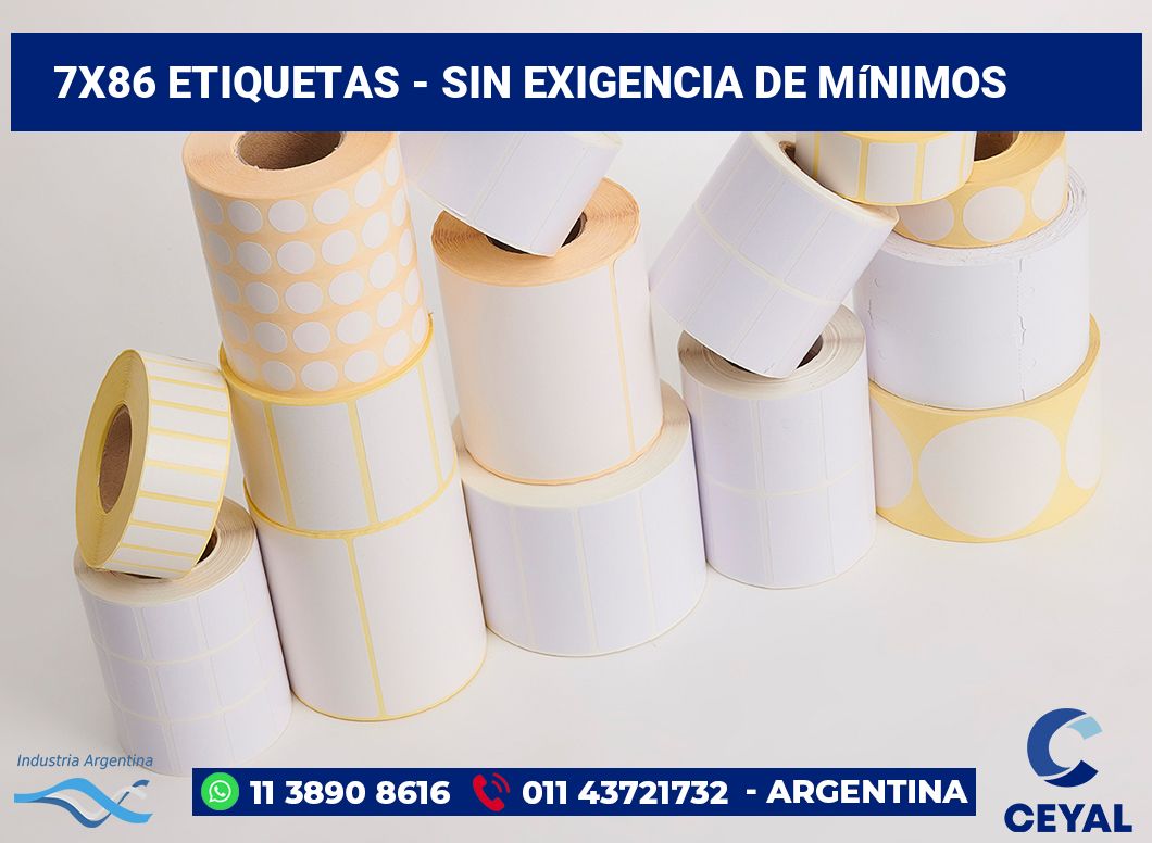 7x86 Etiquetas