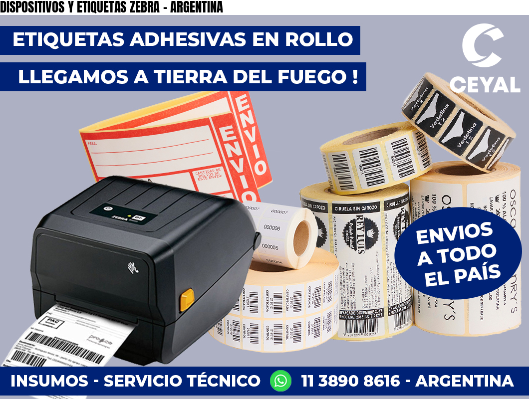 DISPOSITIVOS Y ETIQUETAS ZEBRA – ARGENTINA
