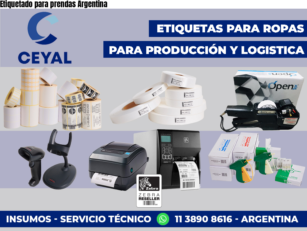 Etiquetado para prendas Argentina
