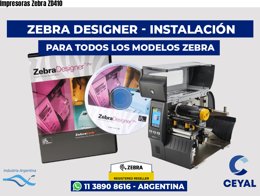 Impresoras Zebra ZD410