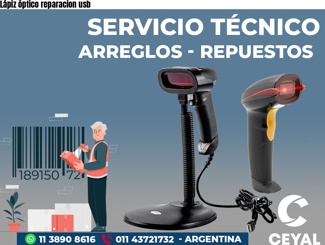 Lápiz óptico reparacion usb