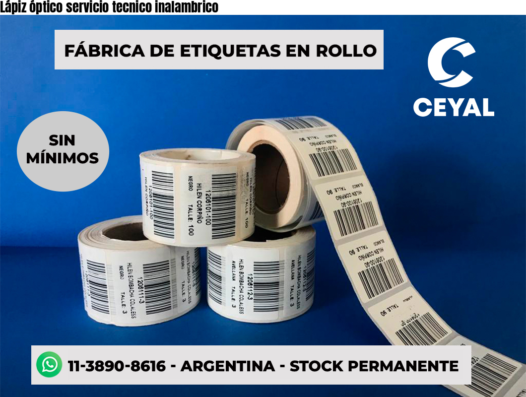 Lápiz óptico servicio tecnico inalambrico