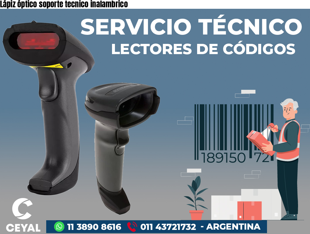 Lápiz óptico soporte tecnico inalambrico