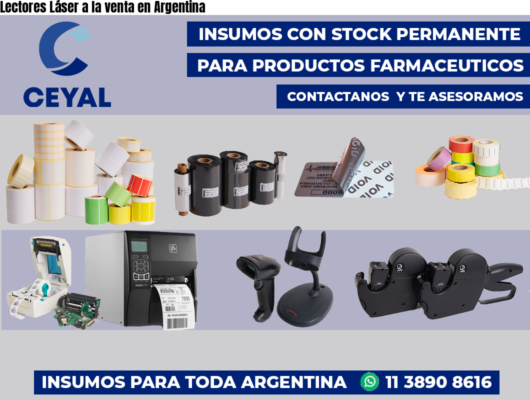 Lectores Láser a la venta en Argentina