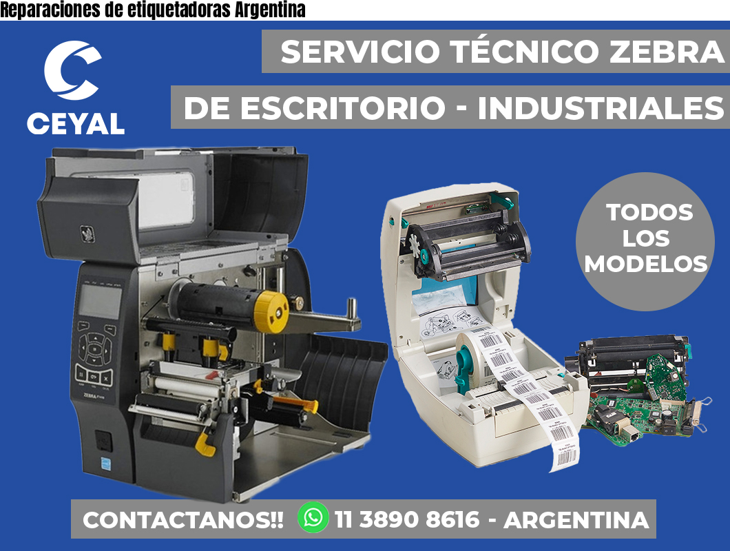 Reparaciones de etiquetadoras Argentina