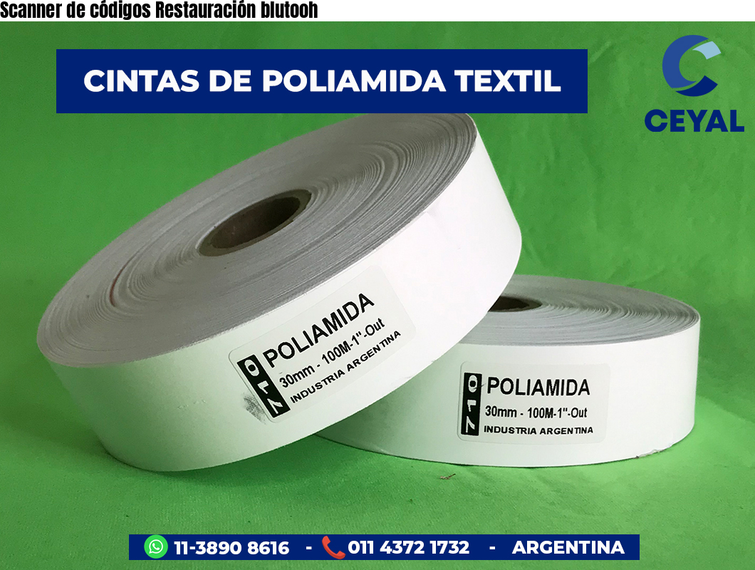 Scanner de códigos Restauración blutooh