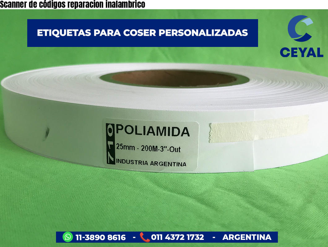 Scanner de códigos reparacion inalambrico