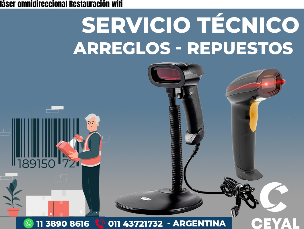 láser omnidireccional Restauración wifi