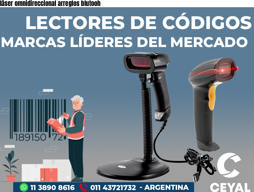 láser omnidireccional arreglos blutooh