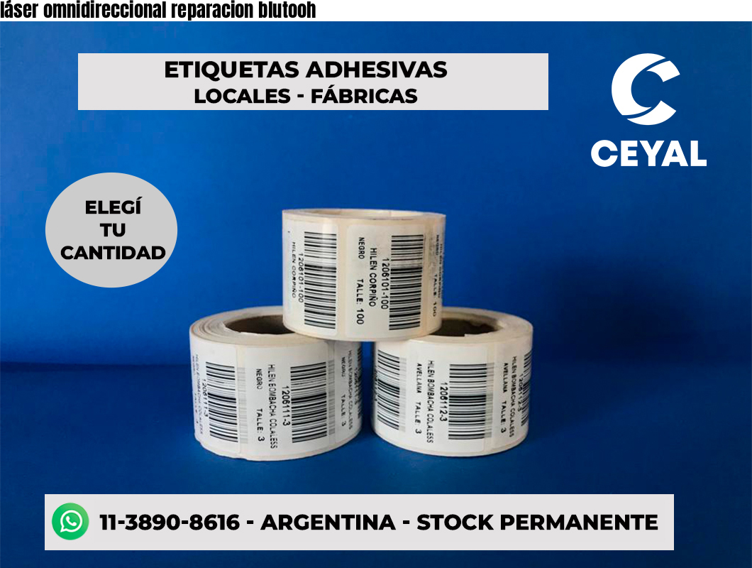 láser omnidireccional reparacion blutooh