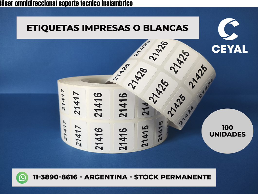 láser omnidireccional soporte tecnico inalambrico