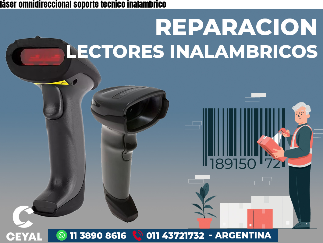 láser omnidireccional soporte tecnico inalambrico
