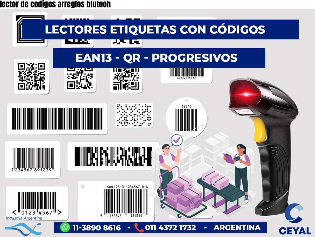 lector de codigos arreglos blutooh