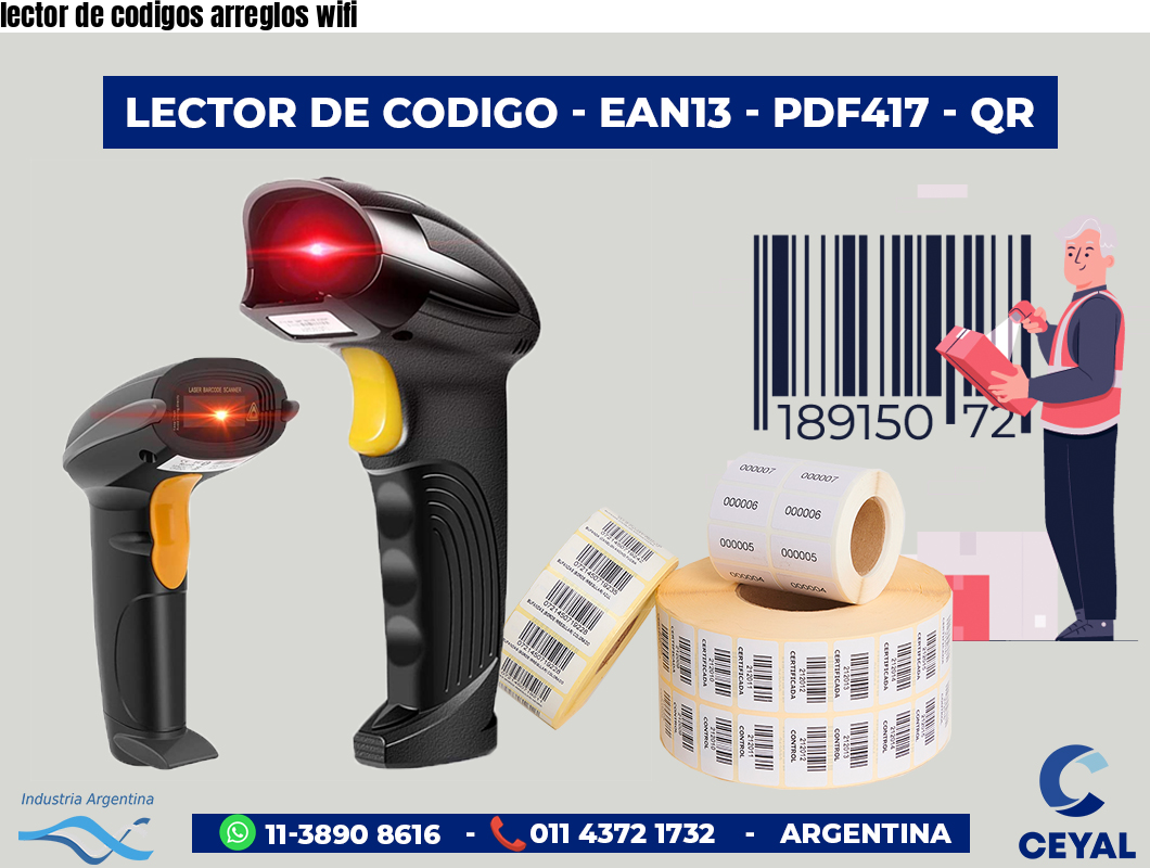lector de codigos arreglos wifi
