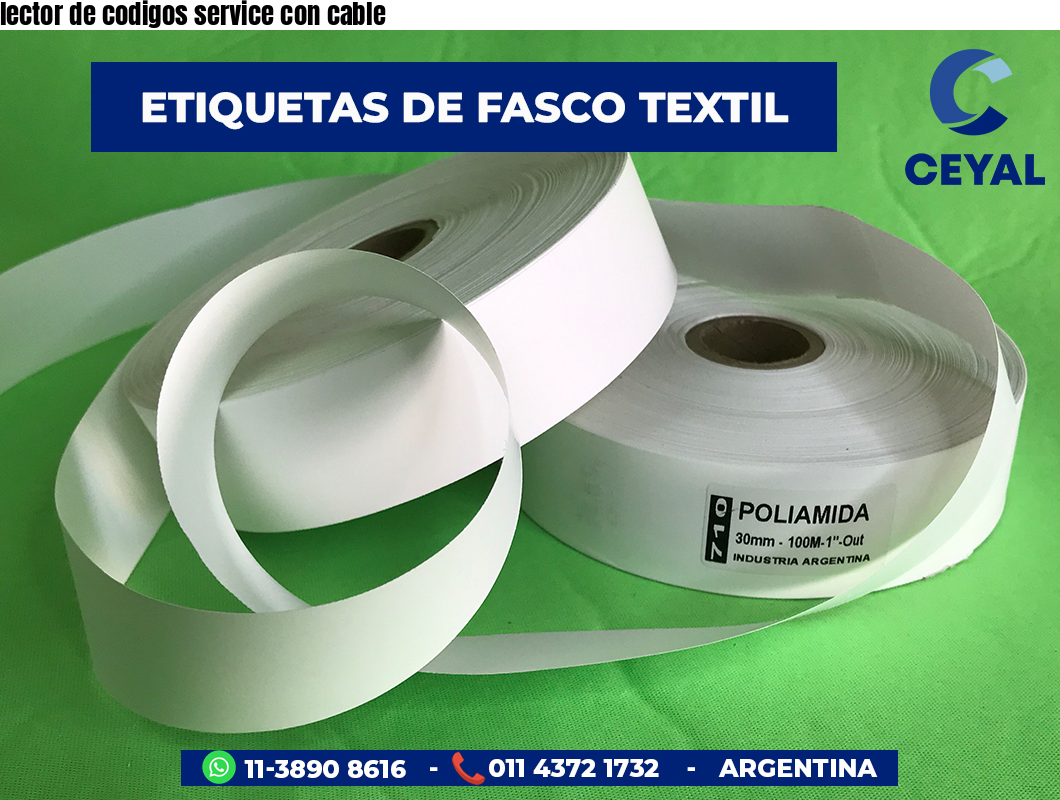 lector de codigos service con cable