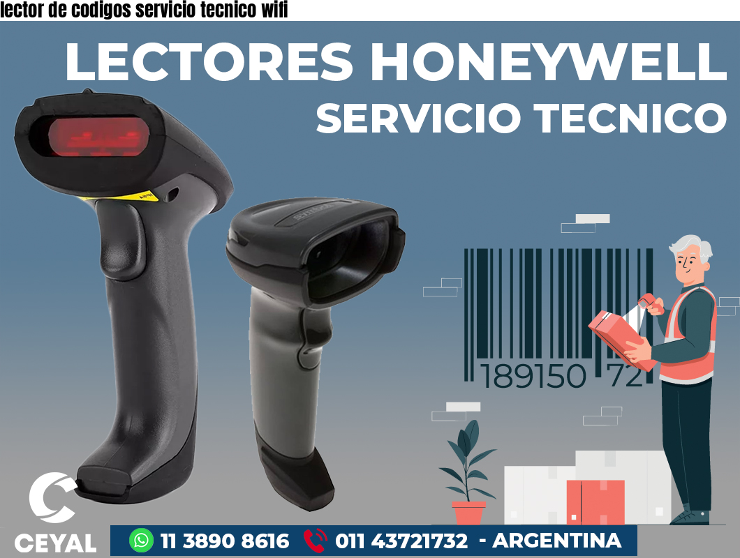 lector de codigos servicio tecnico wifi