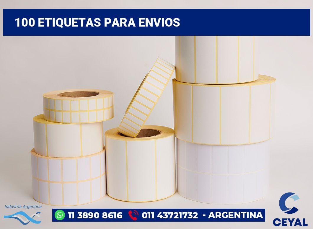 100 Etiquetas para envios