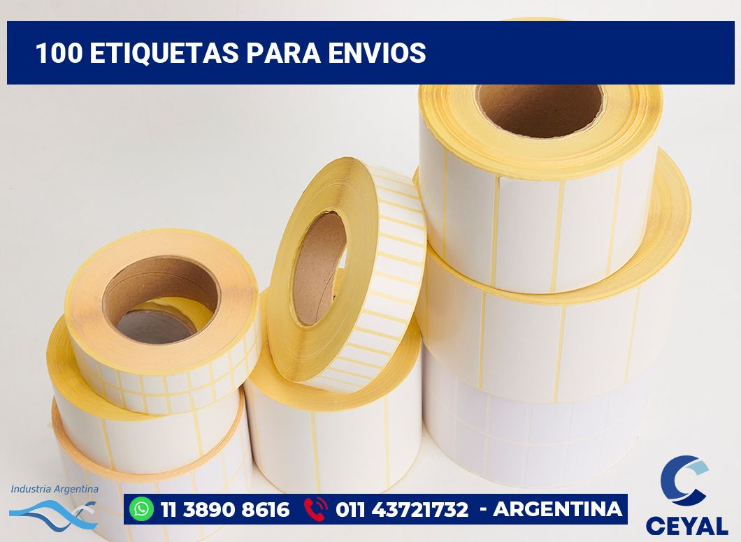 100 Etiquetas para envios