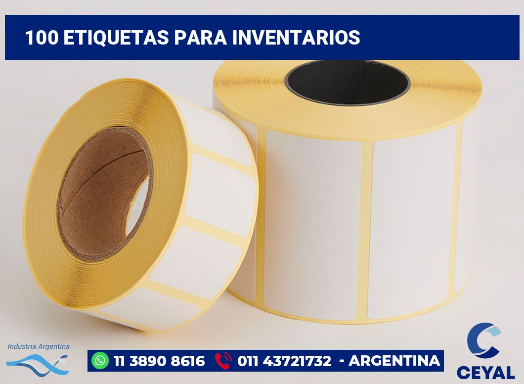 100 Etiquetas para inventarios