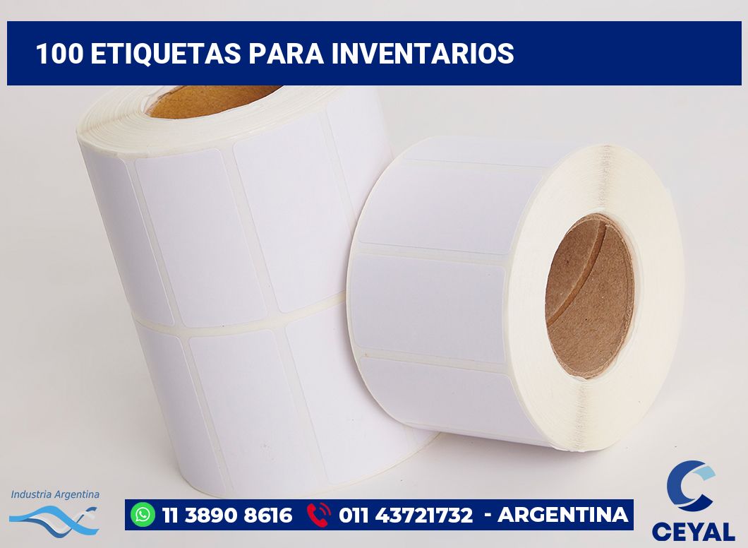 100 Etiquetas para inventarios