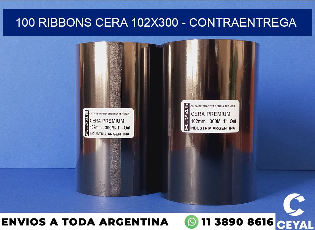 100 Ribbons cera 102×300 – contraentrega