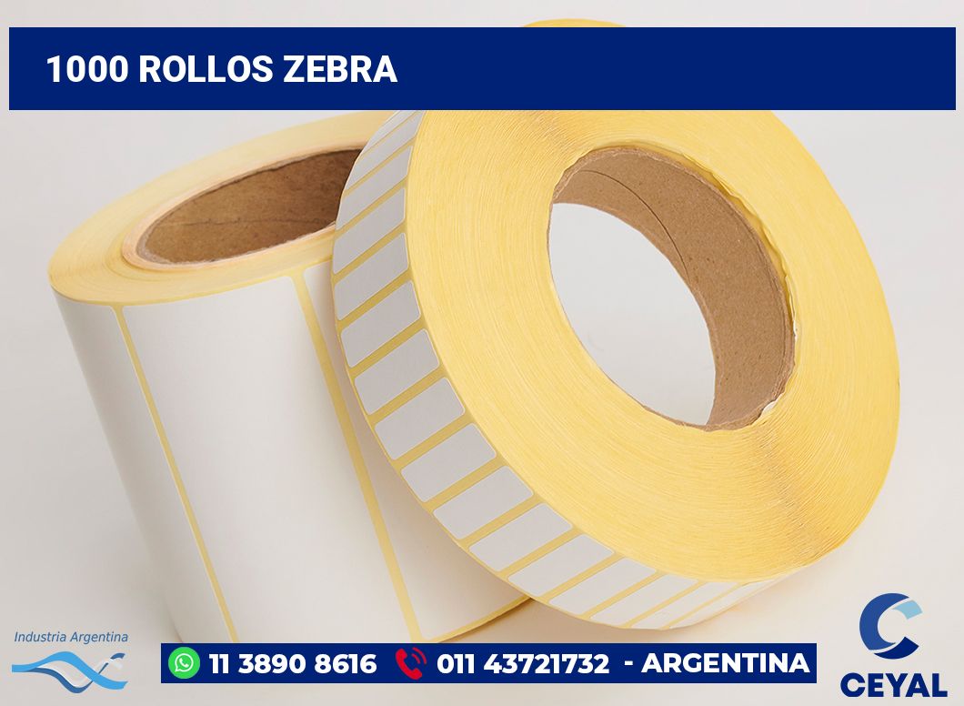 1000 Rollos zebra