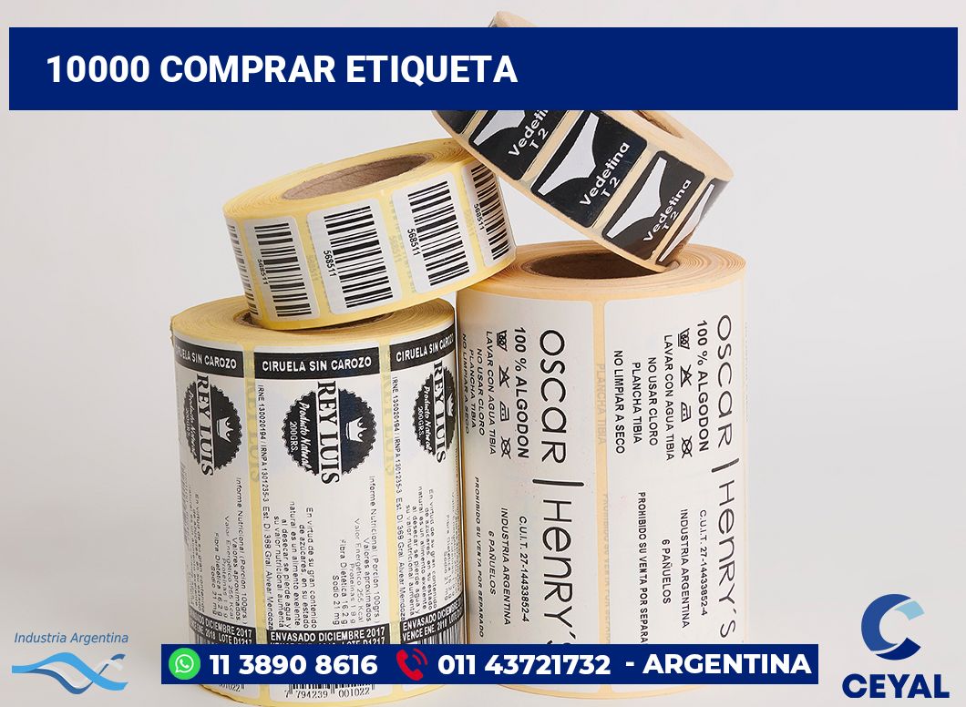 10000 Comprar etiqueta